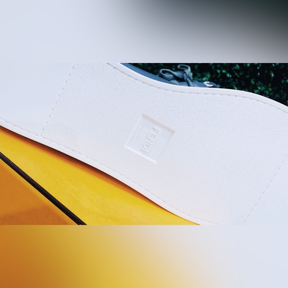 FENDI Butterfly Multicolor Bag Bugs Low-Top Storm Leather Sneakers UK12 US13 NEW - Picture 13 of 16